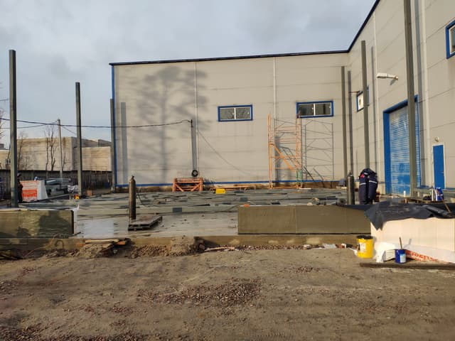 Началось строительство складских помещений в Мурино