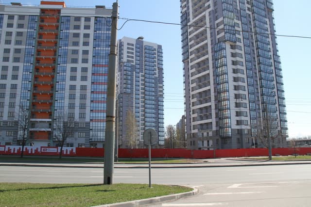 Новостройки на Кушелевской дороге